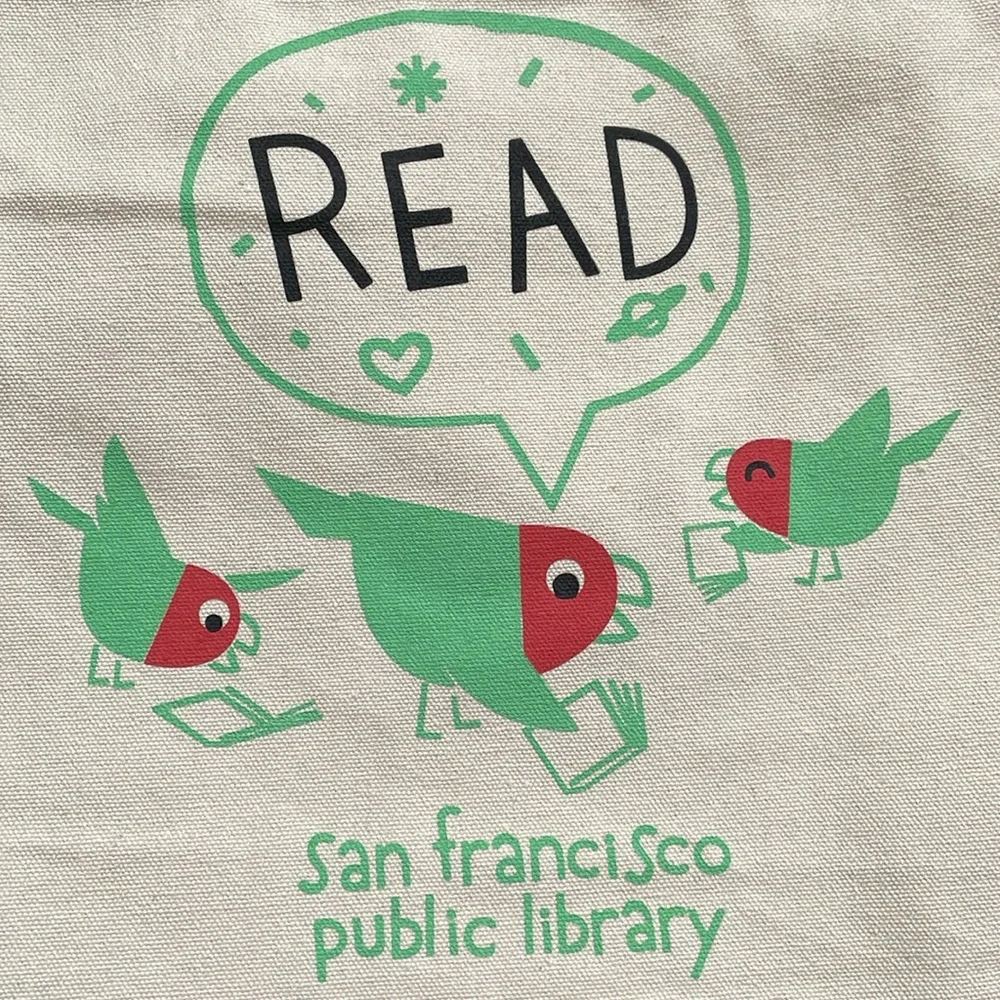San Francisco Public Library 2025 Read Tote Bag, New - Picture 2 of 6